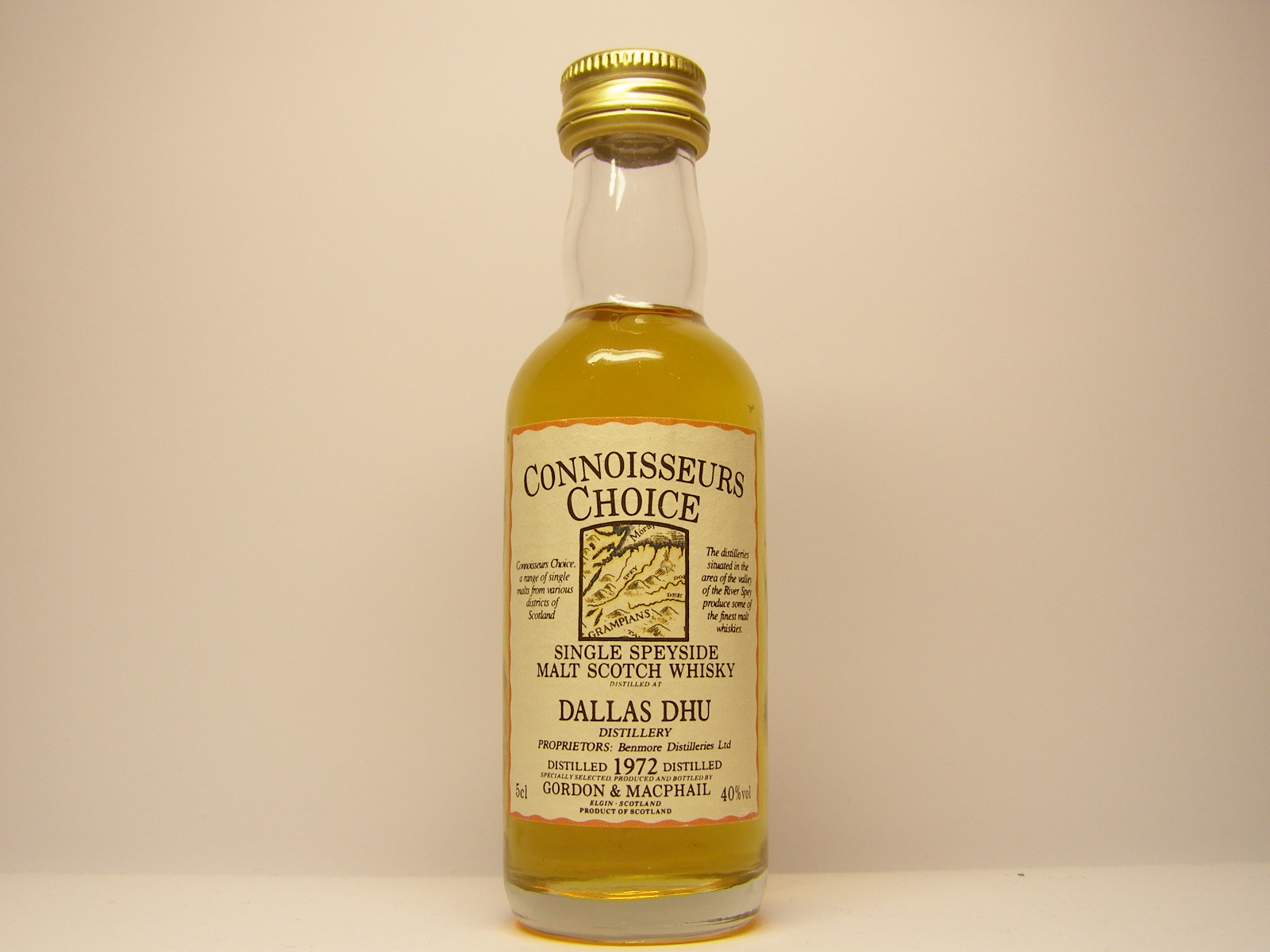 SSMSW 1972 "Connoisseurs Choice" 5cl 40%vol